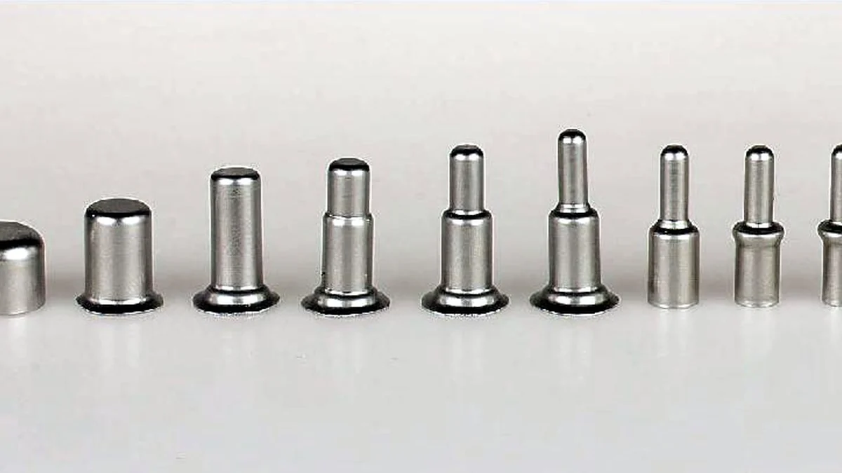 Deep draw line example for sheet metal forming