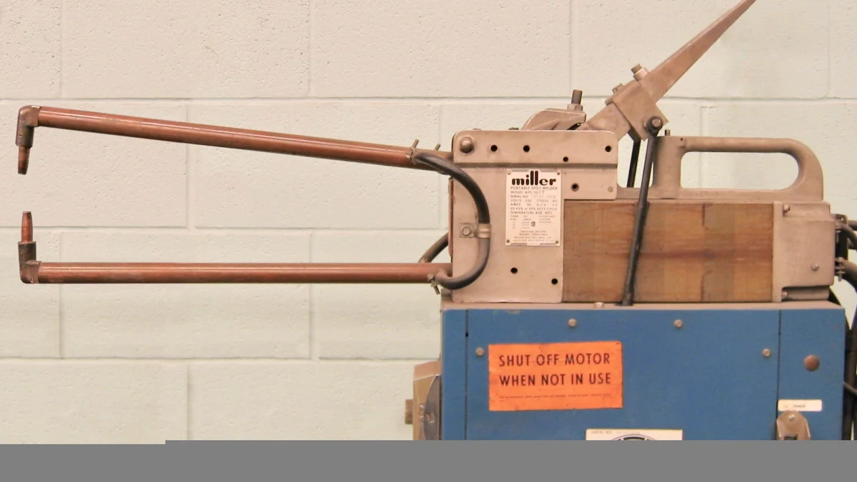 Miller spot welder used for resistance spot welding